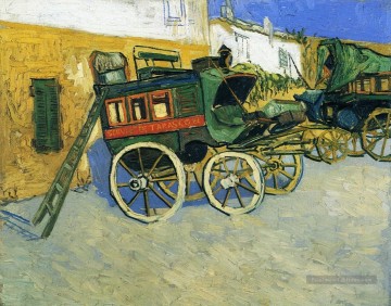 La Tarascon Diligence Vincent van Gogh Peinture à l'huile